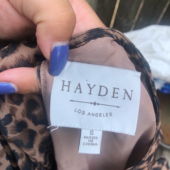 HAYDEN LOS ANGELES ANIMAL PRINT MAXI DRESS - Picture 7 of 8